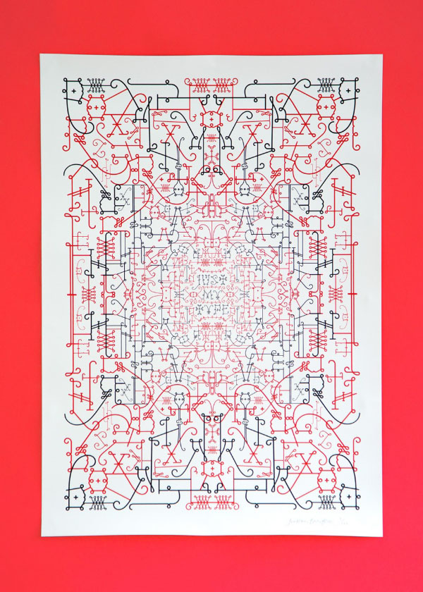 image from Fortnite game -- from behind, a character in the game looks up at a ship of some sort, with blue and green lasers shooting out of it